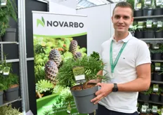 Naud Stappers van Novarbo. Novarbo is specialist in het kweken van exclusieve coniferen. 